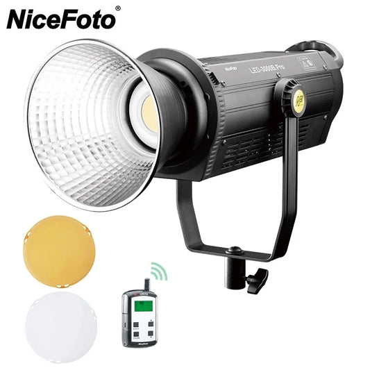 Nicefoto 3000B Pro 300w 5600K S-type Mount Professional Led Video Light With Remote Control For Photographic Equipment Studio