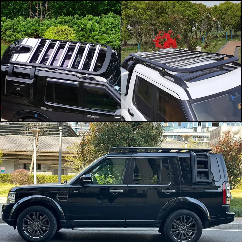 Offroad 4x4 Auto Part Steel chrome Roof rack for Land Rover discovery 4 Car accessories roof luggage