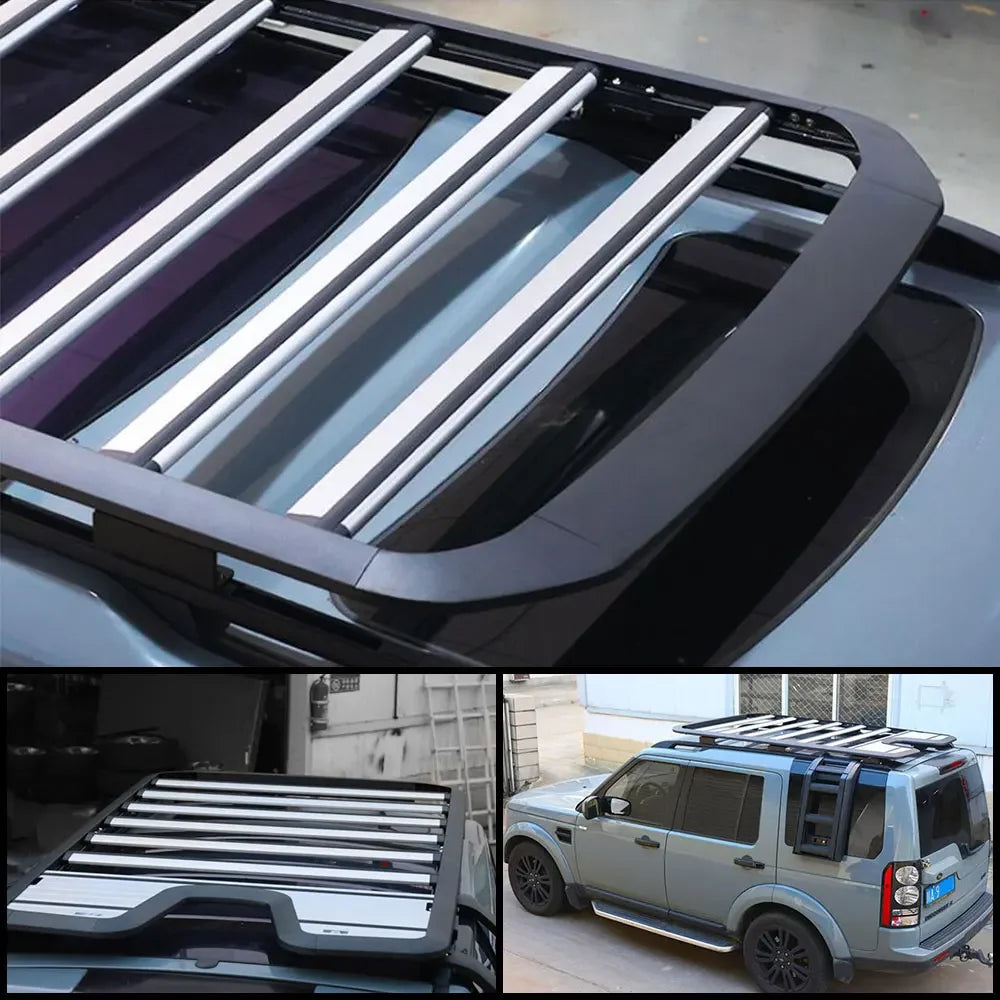 Offroad 4x4 Auto Part Steel chrome Roof rack for Land Rover discovery 4 Car accessories roof luggage