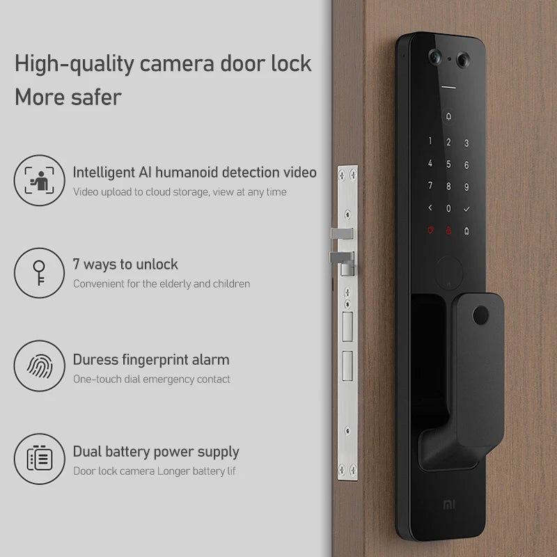 Oklar Mijia Smart Fingerprint Home New Fashion Intelligent Lock Mihome Smart Door Lock digital Automatic Pro S30PRO Lock