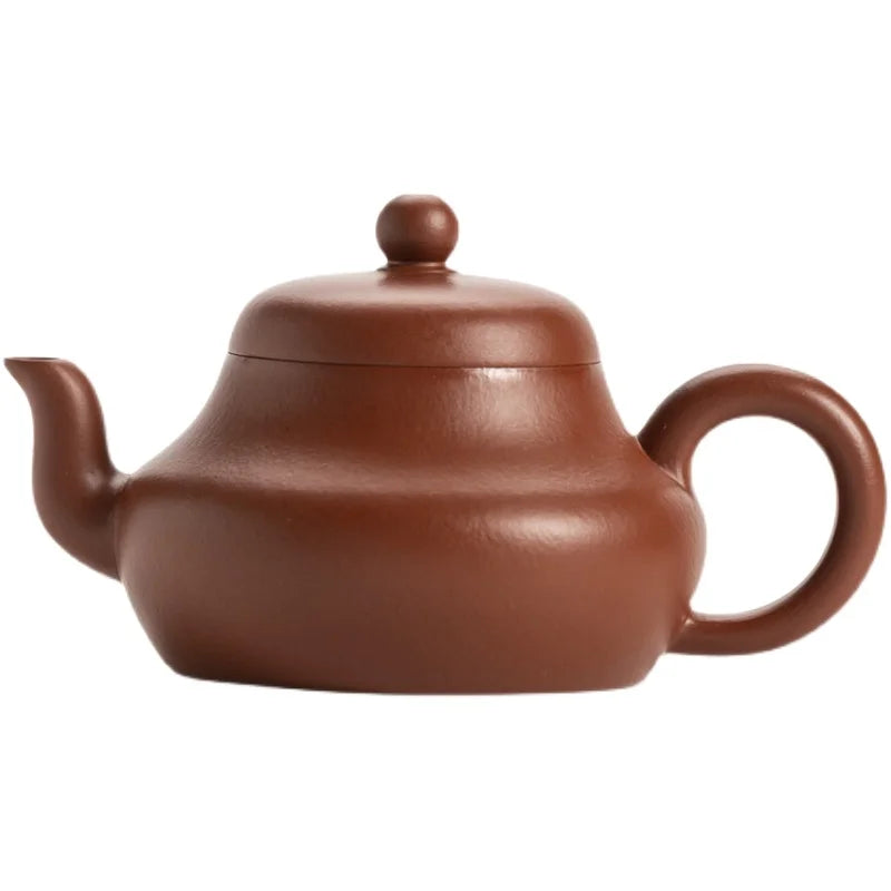 Old purple clay Yixing pot purple sand pot Chinese ml retro style tea set pure handmade vermilion clay purple sand pot