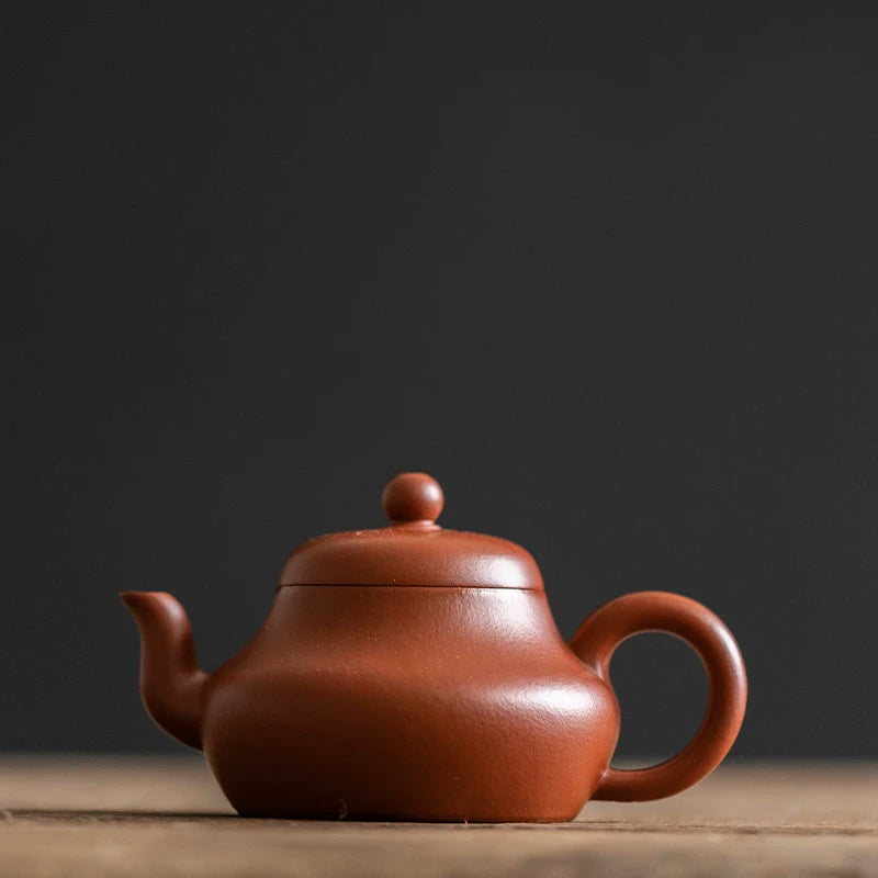Old purple clay Yixing pot purple sand pot Chinese ml retro style tea set pure handmade vermilion clay purple sand pot