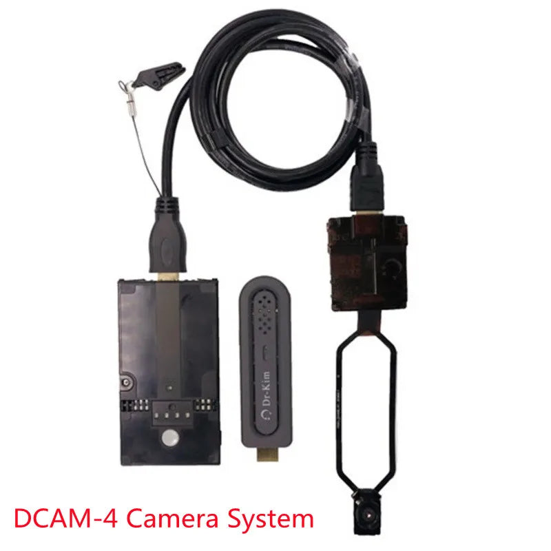 Orginal Korea Video Camera DCAM-4 Sensor Switch Medical Double LED Headlight Dental Surgical Headlamp+Binocular Magnifier Loupes