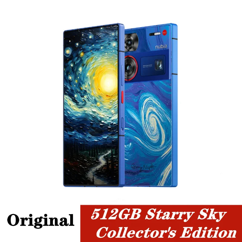 Original Nubia Z60 Ultra Starry Sky Collector's Edition AMOLED Snapdragon 8 Gen3  6000mAh 80W Fast Charge 64MP Main IP68 NFC