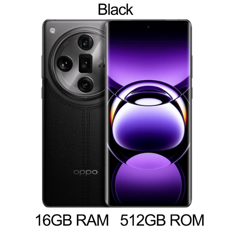 Original OPPO Find X7 Ultra Snapdragon 8 Gen3 6.82Inch AMOLED 120Hz 5000mAh 100W SuperVOOC 50MP Rear Four Cameras NFC OTA