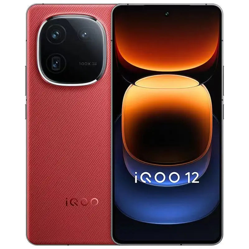 Original Vivo Iqoo 12 Mobile Phone Android 14.0 OTA Update 120W Charge 6.78" AMOLED 144HZ 64.0MP Camera Snapdragon 8 Gen 3