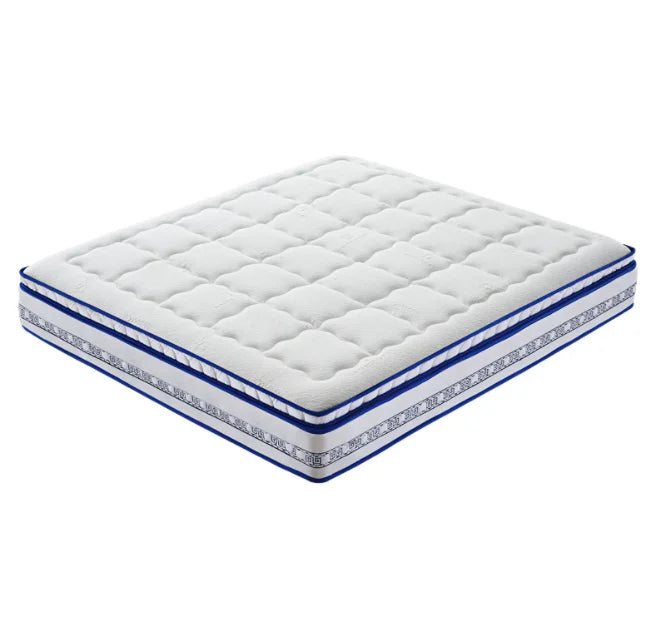 Orthopedic queen size king size bed latex memory foam pocket spring tri fold guest mattress