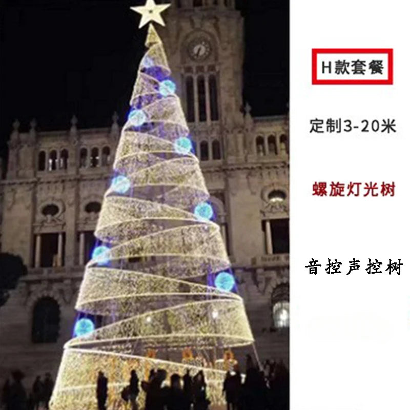 Outdoor Christmas luminous decoration mall hotel decoration