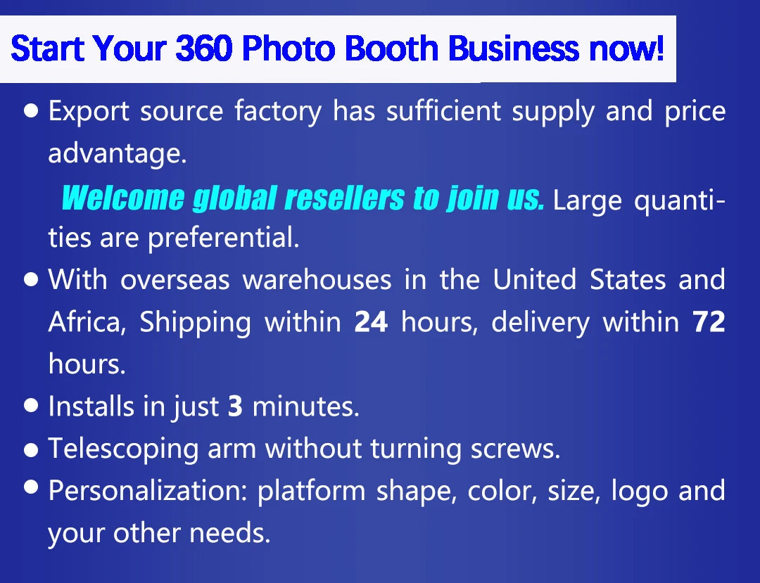 Overhead 360 Photo Booth Machine Enclosure Backdrop Top Automatic Spinner Photo Booth Sky 360 Overhead Video Photobooth