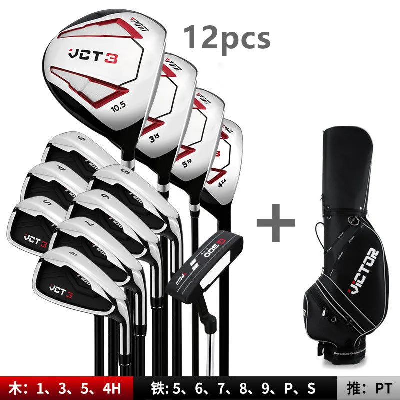 PGM Manufacturer Directly Supplies VCT3 Men's Golf Clubs Beginner's Complete Sets Of 12/9 Pcs With Bag Training Exercise Sports