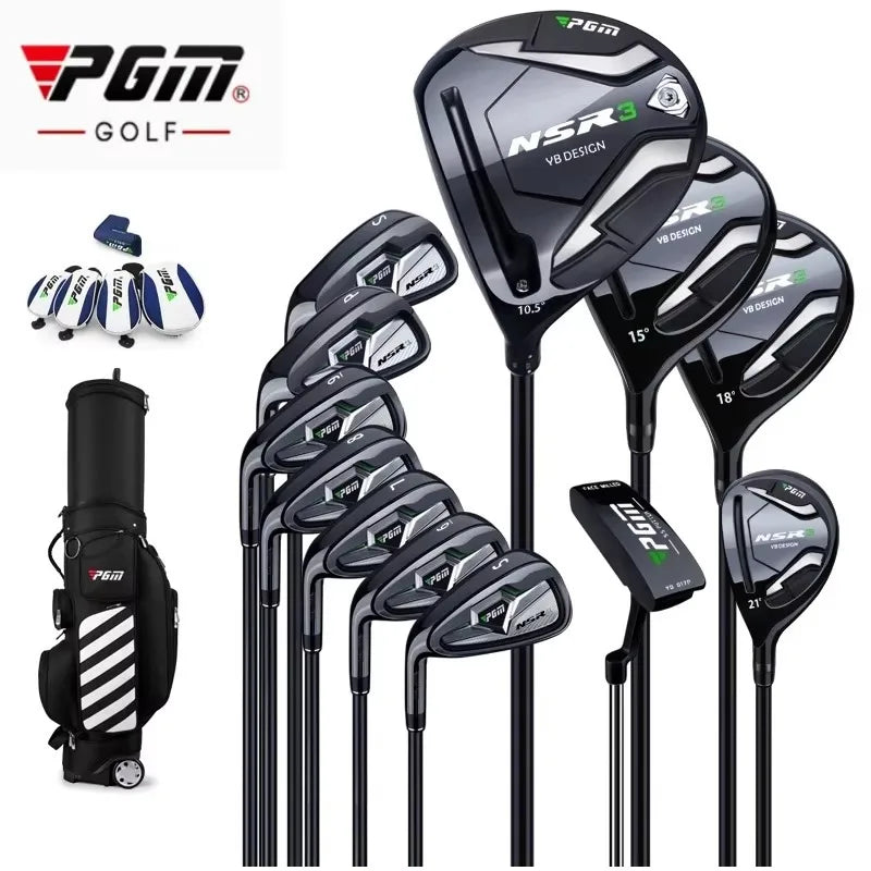 PGM NSR III Professional Golf Clubs High Rebound Titanium Alloy Left Handed Golf Complete Set of Clubs Ultra-light Shaft