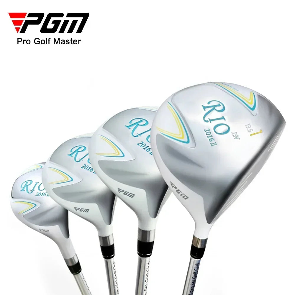 PGM Women's Golf Club Elegant Women's Carbon Shaft Set 11-Pole Junior High School Scholar Practice Rod LTG014