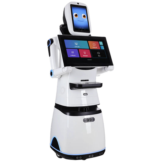 PadBot X3 business service robot artificial intelligence smart goverment face recognization