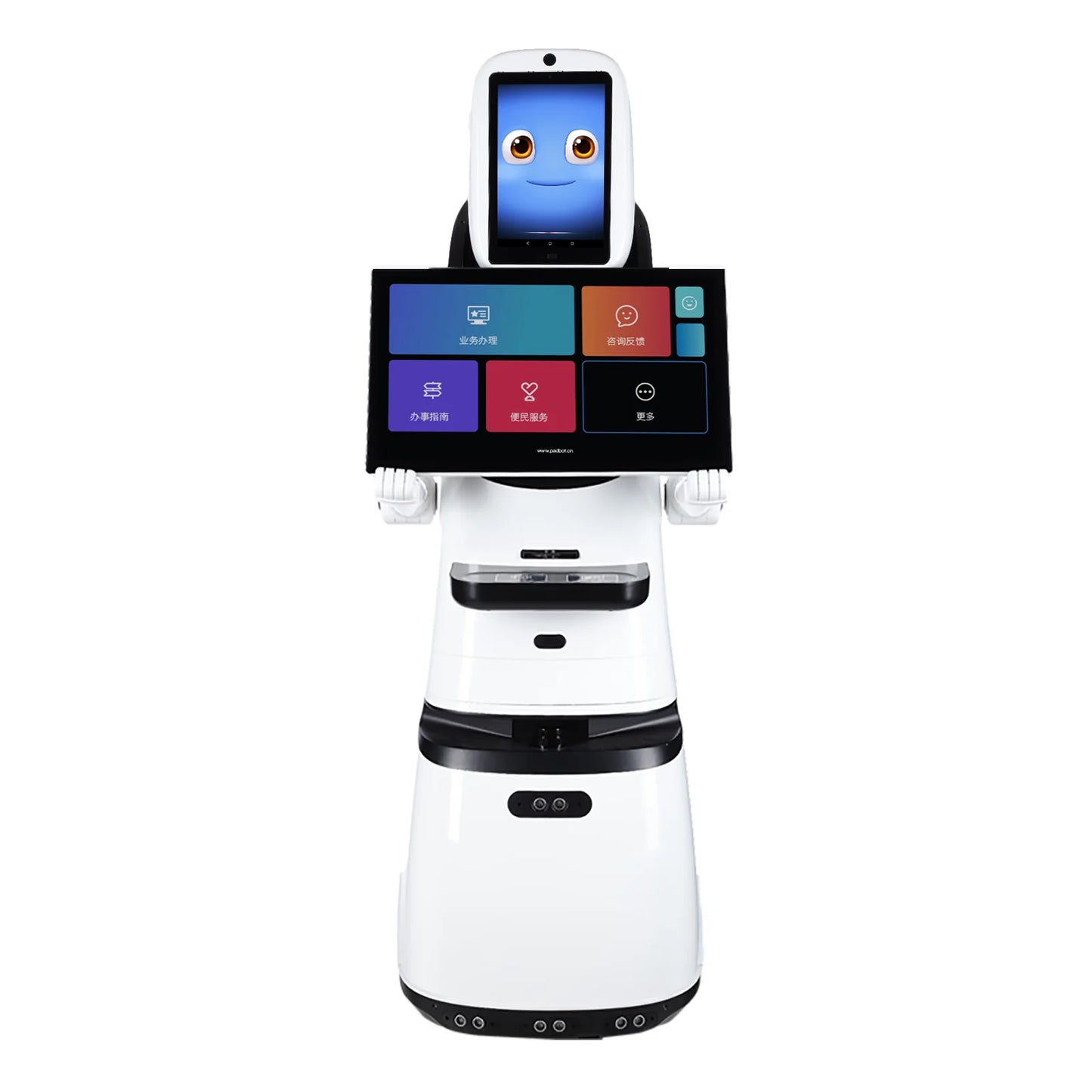 PadBot X3 business service robot artificial intelligence smart goverment face recognization