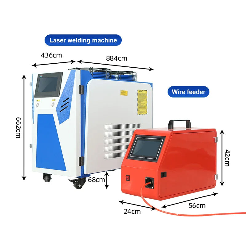 Portable 220v MAX Raycus Handheld Laser Welding Machine For Metal And Steel 1000W 1500W 2000W 3000W Rust Cleaning  Equipment