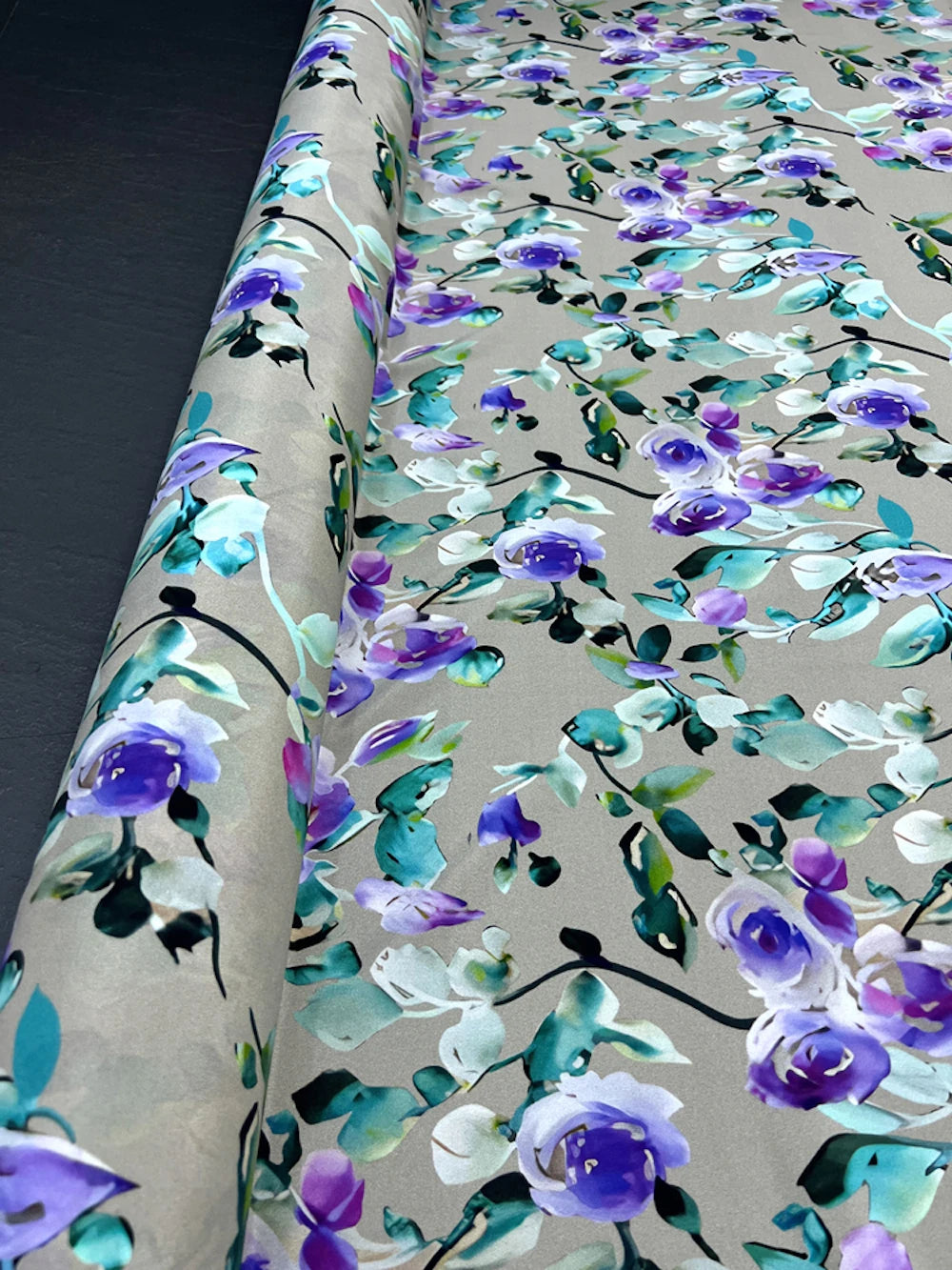 Printed Silk Stretch Crepe Fabric 18momme Width 140cm 100% Pure Silk Material For Shirt And Dresses Wholesale 2330