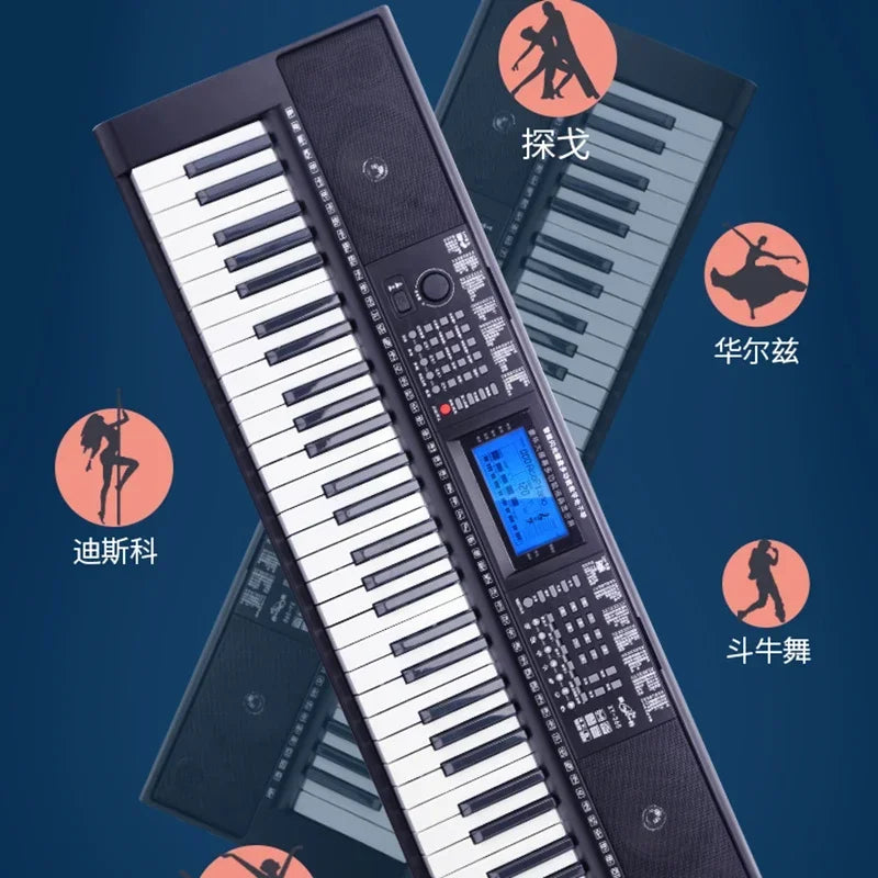 Professional Children Piano Electronic Real Adults Piano Midi Keyboard 61keys Controller Teclado Musicales Electric Instrument