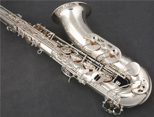 Professional Janpan KUNO KTS-902 Tenor Brand Saxophone Bb Tune Exquisite Silver Plated Woodwinds Instrument With Mouthpiece Case