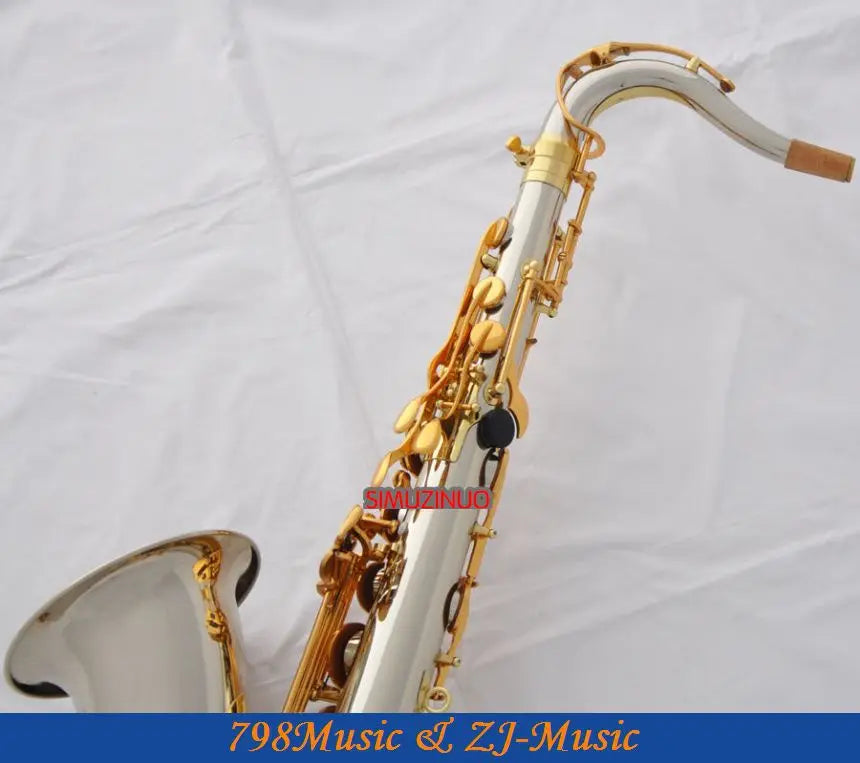 Professional New Cupronickel Body Tenor Sax Bb Keys Saxophone High F# With Case
