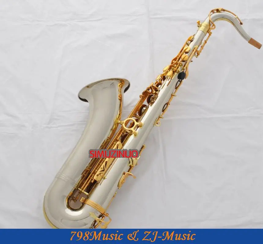 Professional New Cupronickel Body Tenor Sax Bb Keys Saxophone High F# With Case