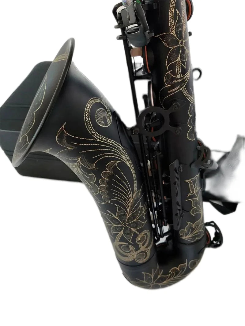 Professional New Japanese SUZUK Tenor Saxophone B flat Music Woodwide instrument Black Nickel Gold Sax Gift