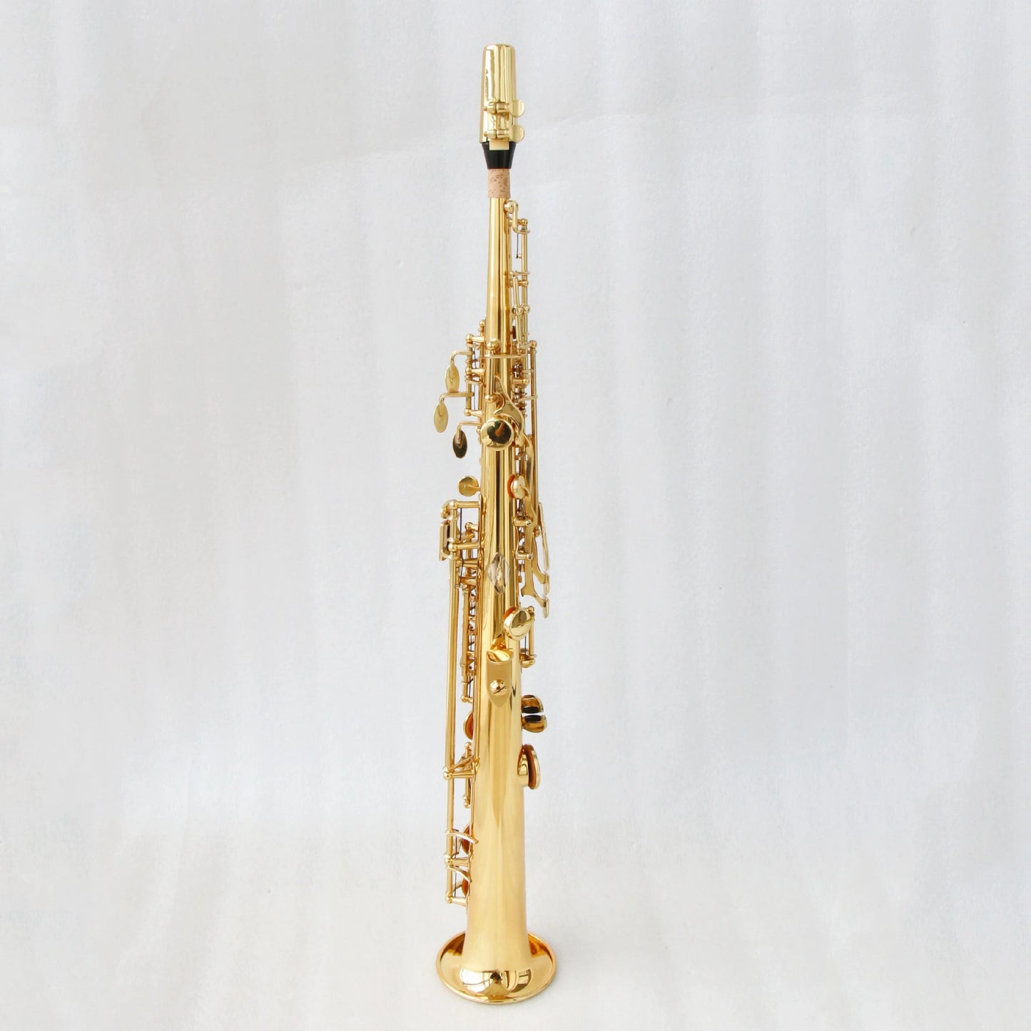 Professional factory price straight soprano saxophone brass body gold lacquer saxophone soprano