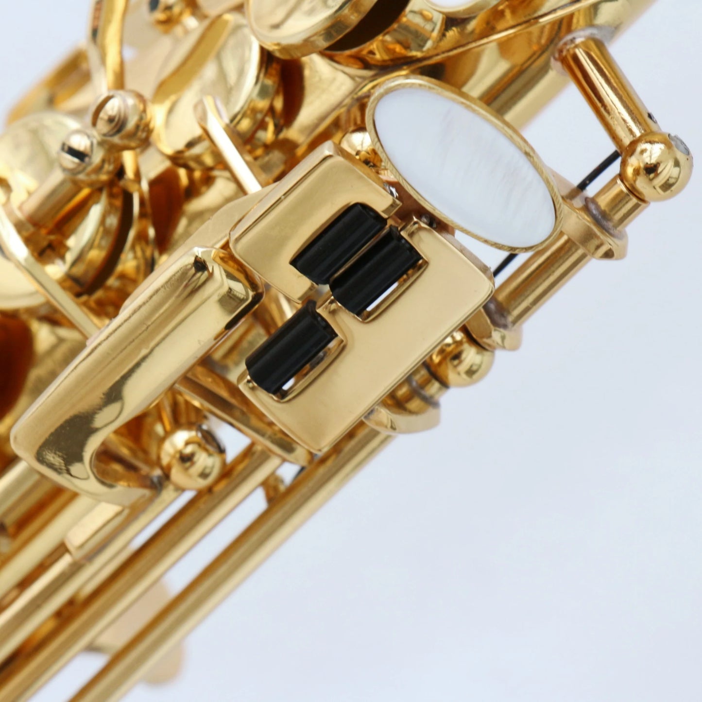Professional factory price straight soprano saxophone brass body gold lacquer saxophone soprano