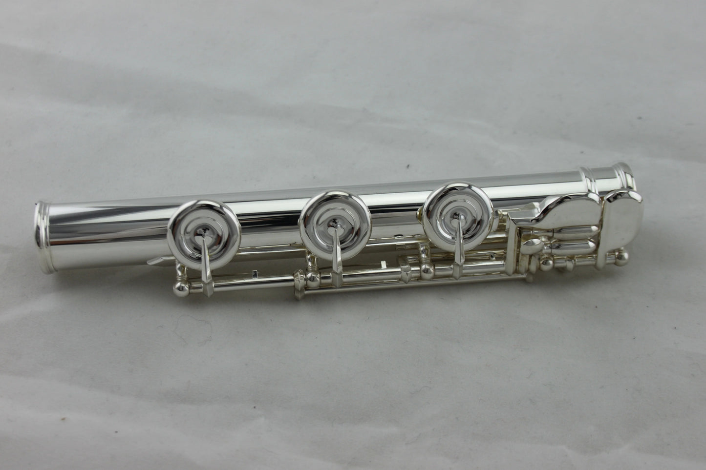 Professional grade 17 open hole Imported sterling silver body  flute