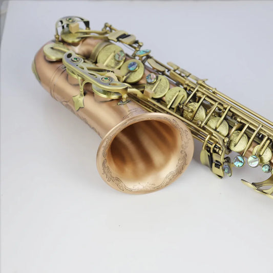 Professional musical instruments and cases, real picture alto saxophone, EB phosphor copper, retro art, free shipping