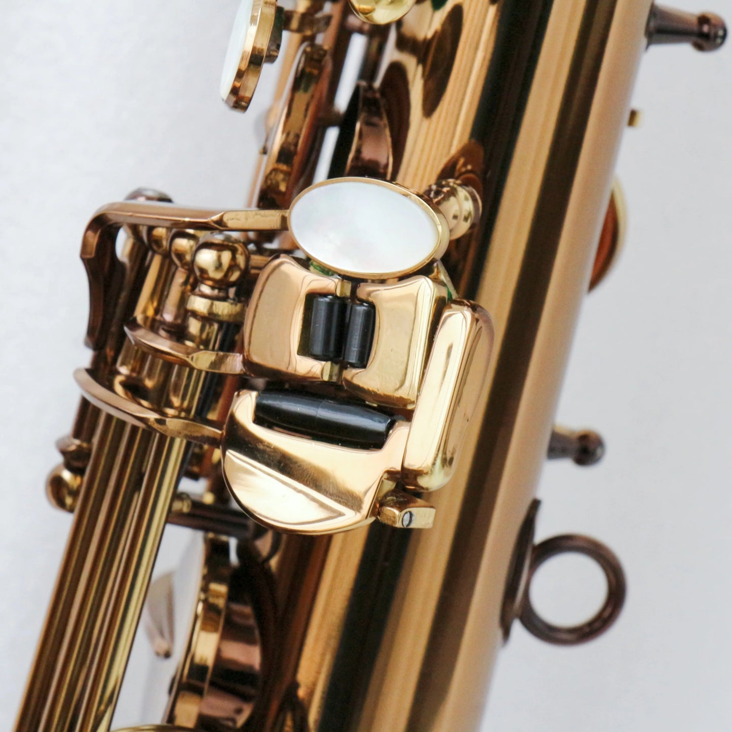 Professional saxophone alto Eb tone Brass body Coffee Gold Plated alto saxophone for performance