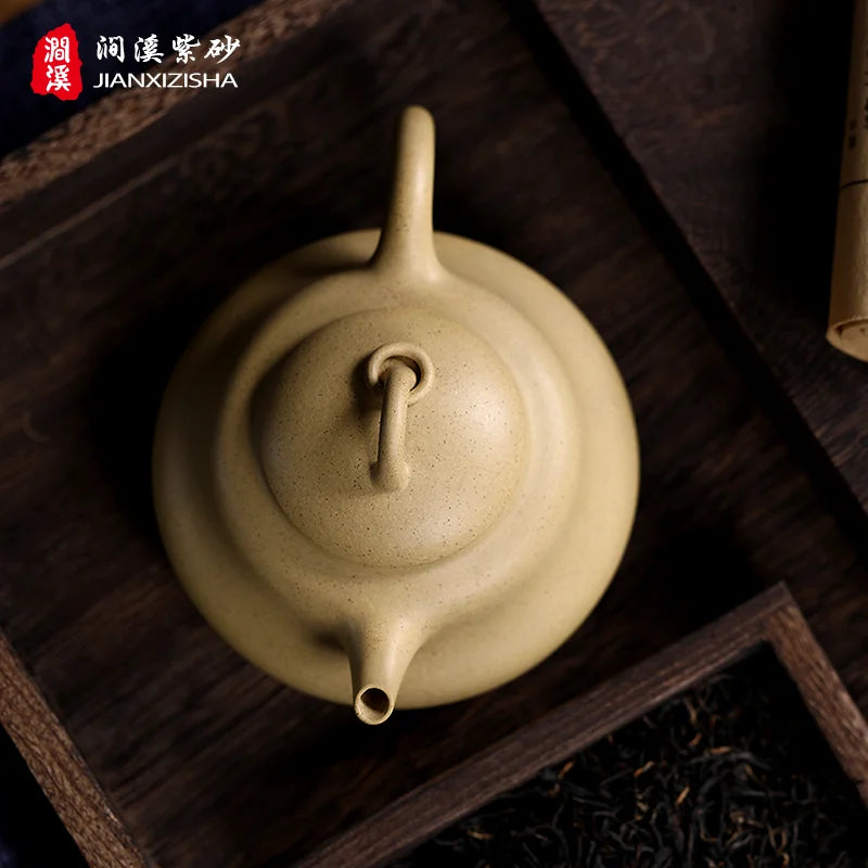 Qianxi Purple Sand Teapot Purple Sand Teapot Famous National Aid Handmade Wang Fengqin Gourd Pot Boutique Tea Set