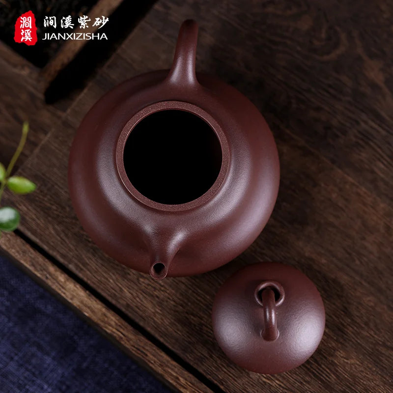 Qianxi Purple Sand Teapot Purple Sand Teapot Famous National Aid Handmade Wang Fengqin Gourd Pot Boutique Tea Set