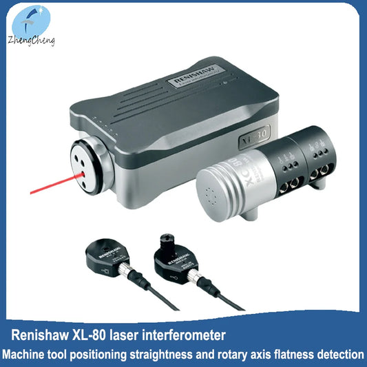 RENISHAW XL-80 laser interferometer machine tool positioning straightness rotary axis flatness detection
