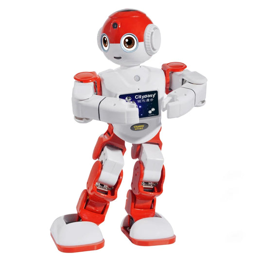 Ready to ship 2021 Intelligent programmable educational toy robots Supported App Dancing speaking Kongfu   called bobby