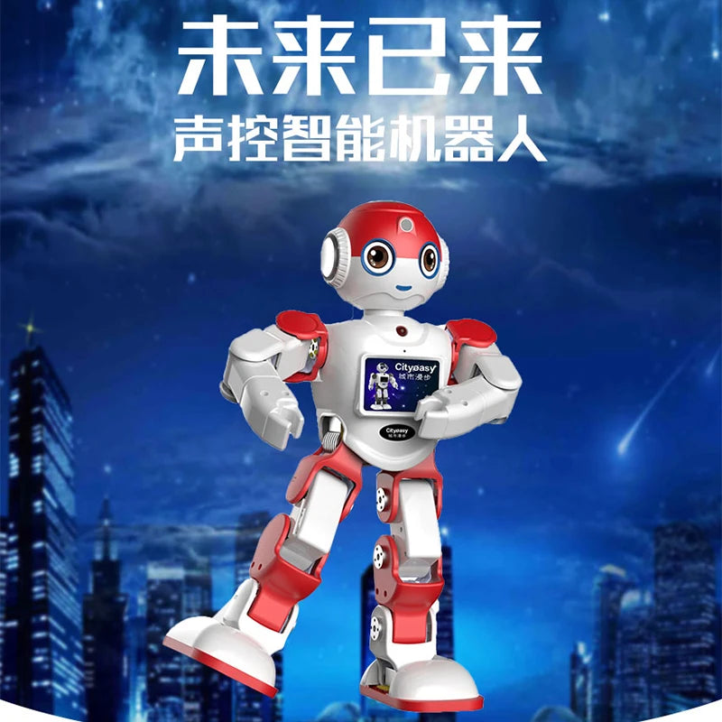 Ready to ship 2021 Intelligent programmable educational toy robots Supported App Dancing speaking Kongfu   called bobby