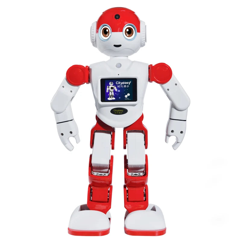 Ready to ship 2021 Intelligent programmable educational toy robots Supported App Dancing speaking Kongfu   called bobby