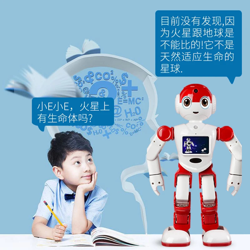 Ready to ship 2021 Intelligent programmable educational toy robots Supported App Dancing speaking Kongfu   called bobby