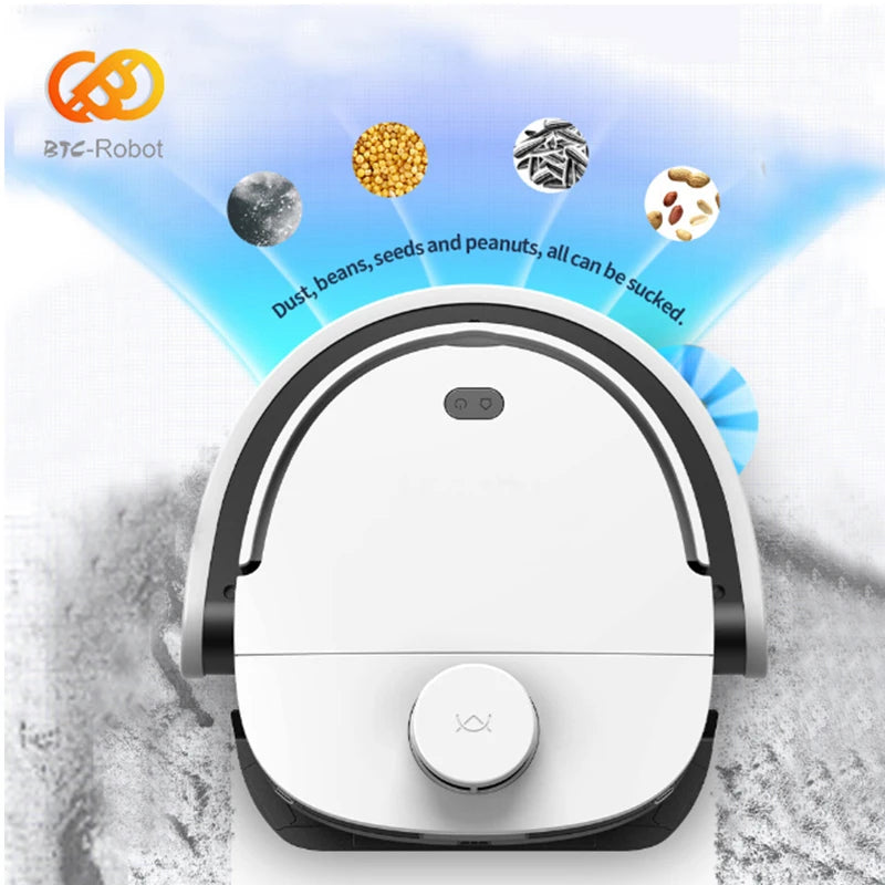 Rechargeable Smart Robot Vacuum Cleaner 3 in 1 Auto Smart Sweeping Dry Wet Mop Strong Suction Intelligent Cleaner