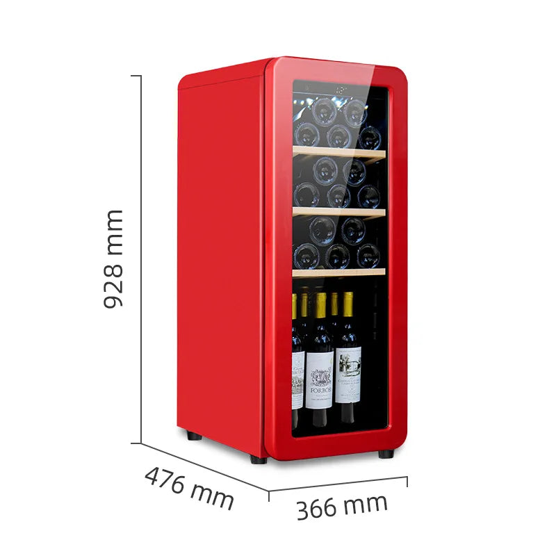 Red wine cabinet, constant temperature wine cabinet, household 60 liter compressor, small wine cabinet, household mini air