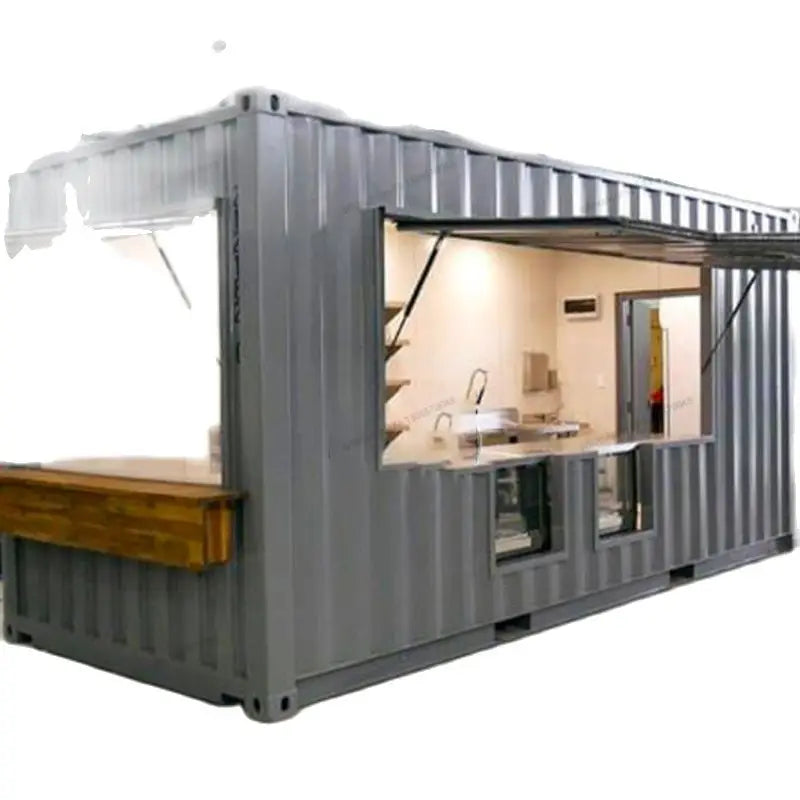 Restaurant Outdoor Fast Food Booth Container Restaurant Mobile Container Store