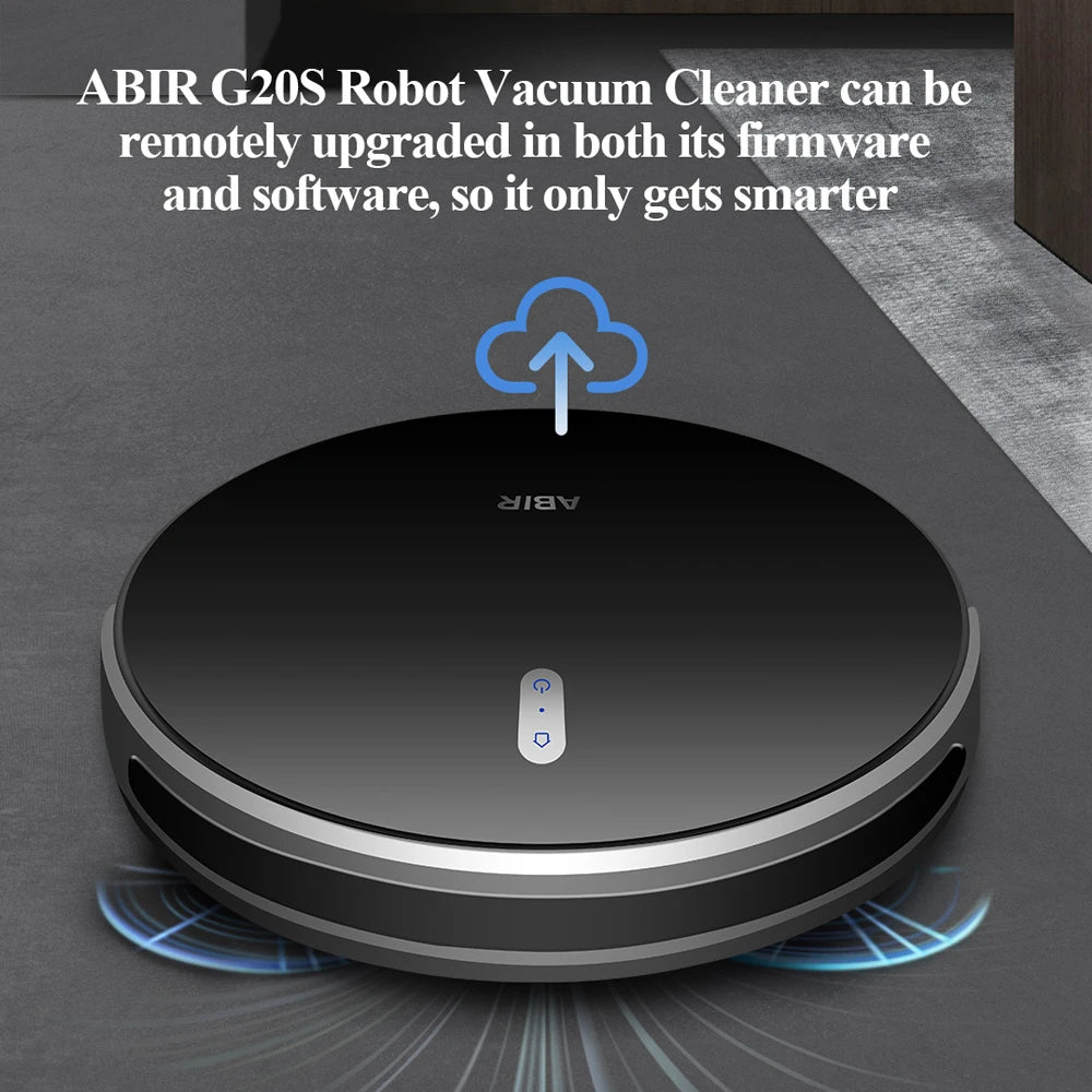 Robot Vacuum Cleaner G20S, 6000Pa Suction,Remote Upgrade, 2 in1 Wet Dry Mop, Wifi App, Smart Vaccum Auto Floor Washing for Home,