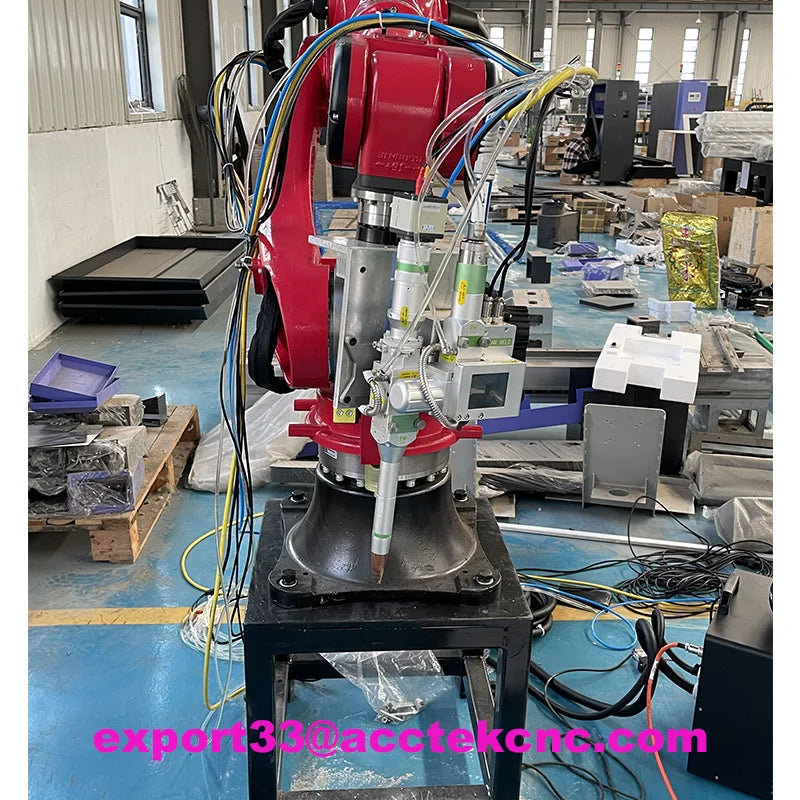 Robotic Arm 3D Fiber Laser Cutting and Welding Machine 용접기 Laser Welding Equipment for 3mm Aluminum Iron Steel Metal Sheet