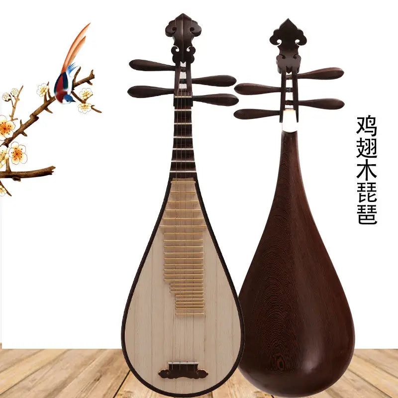 MMOOKA Rosewood Lute Children Adults Play Stringed Musical Instruments Professionally Pipa National Instrument Beginners Dulcimer Oud