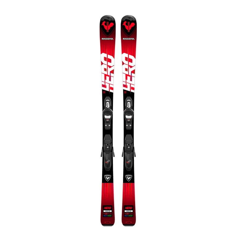 лыжные палки Rossignol France GOLDEN ROOSTER Children's Skis Double Board Set Full Set Skiing Boots Youth Ski Equipment