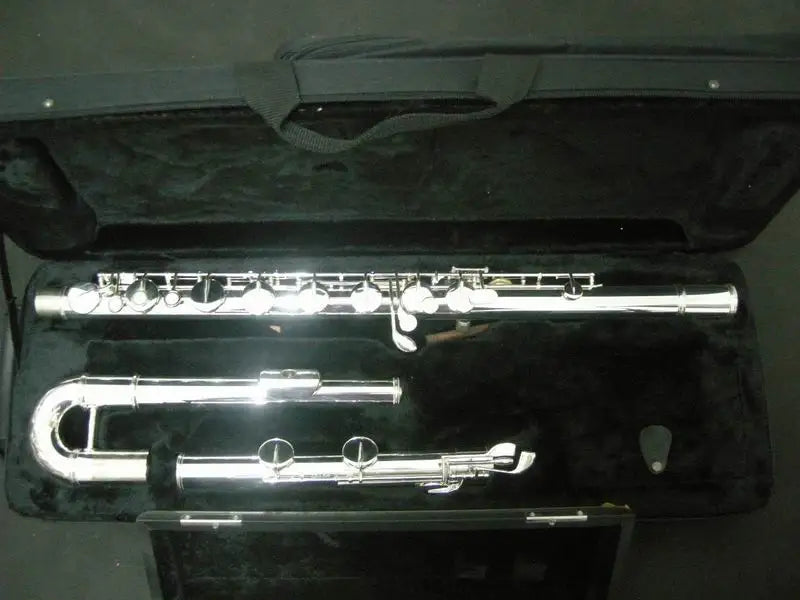 New Professional Excellent Bass Flute C Tone With Hard Case