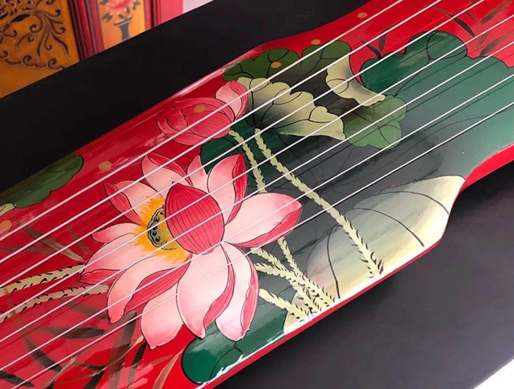 Guqin Chinese Painting Fuxi 7 strings stringed instruments