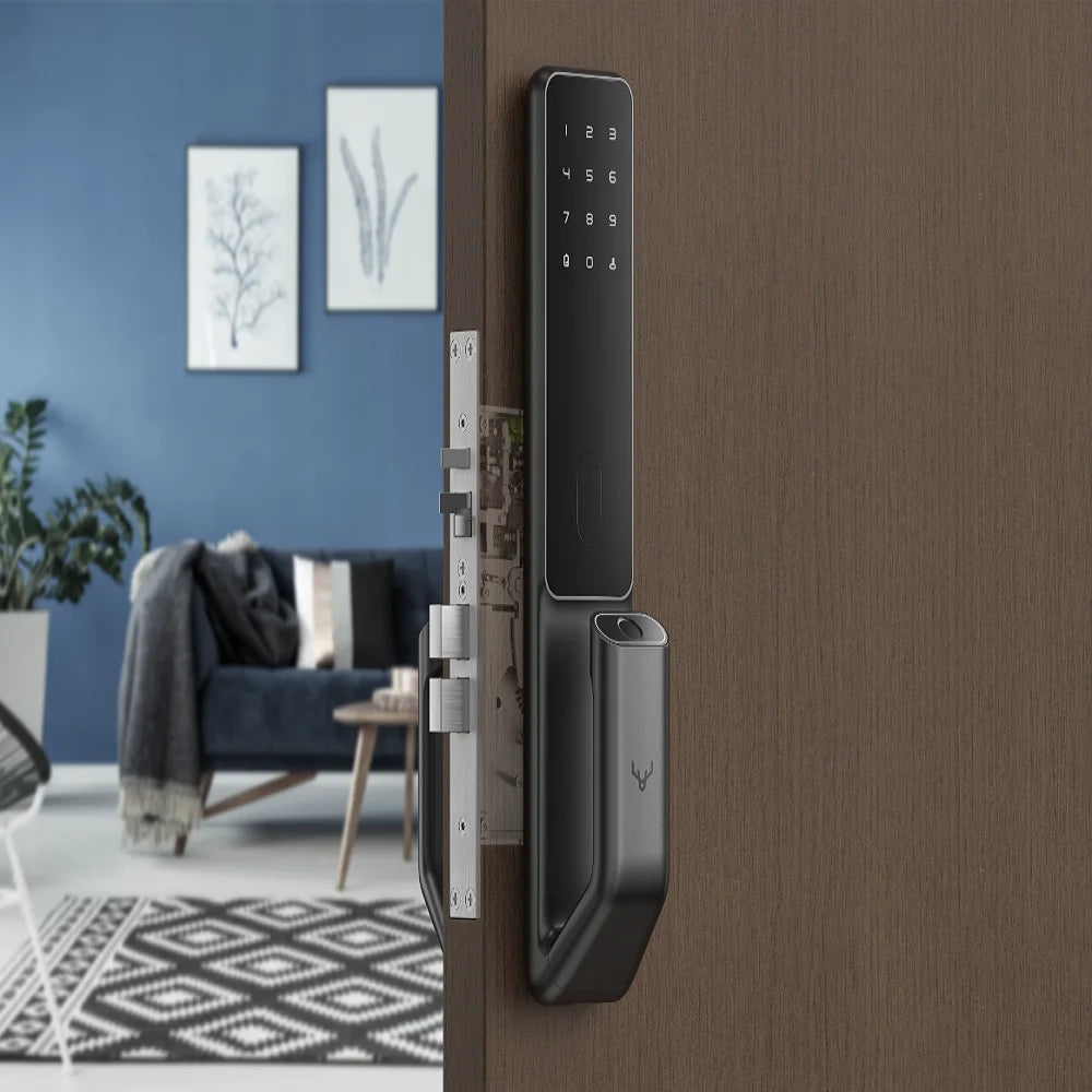 S30Pro Built-in Doorbell Automatic Intelligent Door Lock Fingerprint Password Electronic Lock Support APP Intelligent Linkage