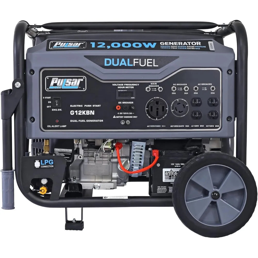 10500W Dual Fuel Portable Inverter Generator for Residential and Camping Use GD10KBN