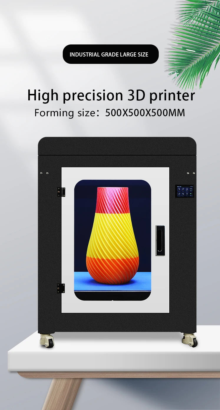 Industrial Grade 3D Printer, Maximum Printing Size 500 * 500 * 500mm, Box Type Fully Enclosed Professional 3D Printer