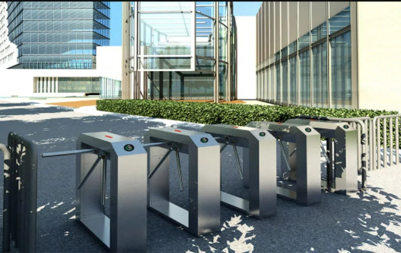 Three Roller Swing Gate Automatic Barriers Toll Gate Security Barriers Tripod Turnstile Access Intelligent Control System